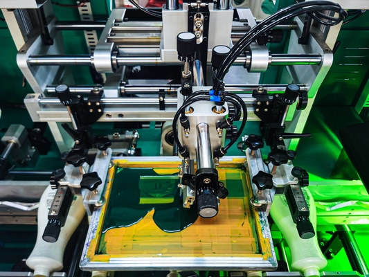 Mechanische Schirmdruckmaschine auf Kunststoff Holz Keramik Metallprodukte