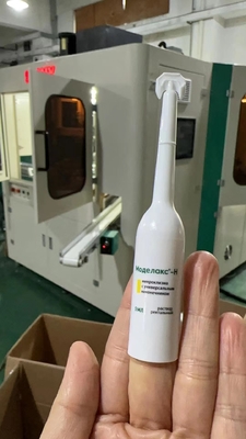 Maschine für den Schirmdruck auf weichen Rohren mit Lackier- und Warmstempelmaschine