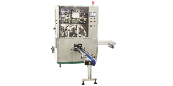 Flächenflaschen aus Kunststoff, Warmstempelmaschine, Folien-Wärmedruckgeräte