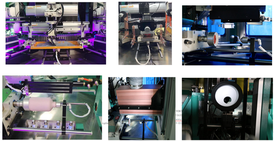 Flachflaschenbildschirmdruckmaschine mit LED-UV-Härtung