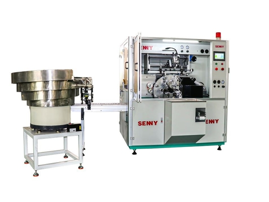 Spritzglasdruckmaschine Industrie-Rohrbildschirmdruckmaschine mit automatischer Zufuhr