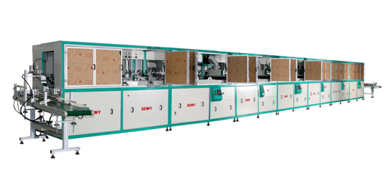 1-12 Color Fully Automatic Screen Printing Machine For 5-30 Liter Plastic Drums UV Curing System