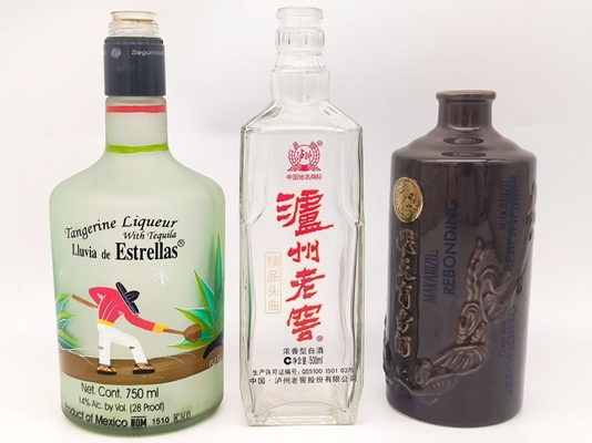 2400 Stück/Std. vollautomatische Siebdruckmaschine für Glasflaschenbehälter, Höhe 50-350 mm