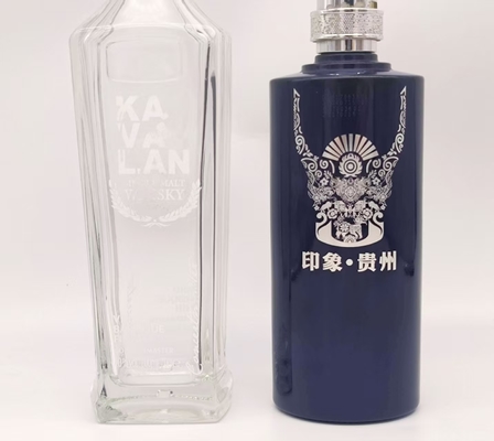 2400 Stück/Std. vollautomatische Siebdruckmaschine für Glasflaschenbehälter, Höhe 50-350 mm