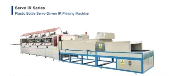 1-8 Farbe 50 Stück/Min Plastikflasche Servo-getriebene UV-Druckmaschine