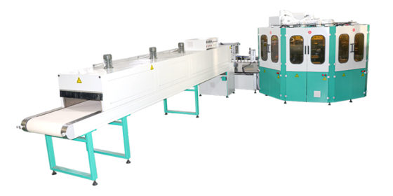 Automatische IR-Siebdruckmaschine für Behälter, 40 Stück/Min.