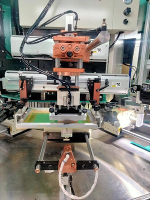 4-color 85 pcs/min CNC soft tubes UV screen printing machine