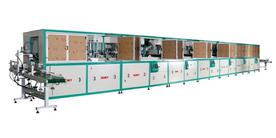 Plasma-Oberflächenbehandlung Kunststoff-Rundbehälter vollautomatische Siebdruckmaschine 18 Stk./Min.