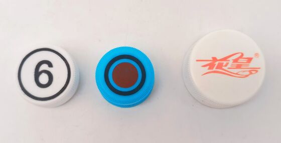 Automatische zweifarbige Druckmaschine für 28-38 mm Durchmesser Plastikflaschenkappen