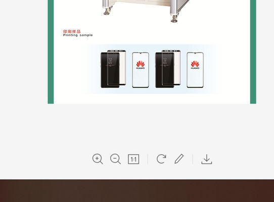 SGS 1000 Stück/Stunde Pneumatische Pad Druckmaschine für 3D Glas von Tabletten