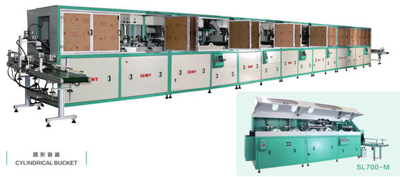 Einzelne Stations-Siebdruck-Maschine SGS 1000pcs/Hr für Eimer