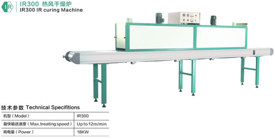 12M/Min kurierende UVmaschine, Zusatzgeräte 18kw für flache Flaschen