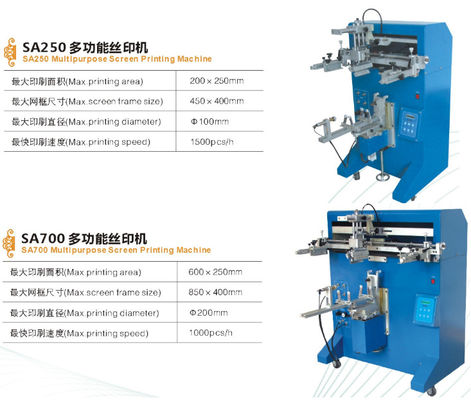 halb automatische Maschine des Siebdruck-1000pcs/Hr 600X250mm für Seide