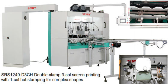 1800 Stück/Stunde automatische Warmstempelmaschine für zylindrische Behälter