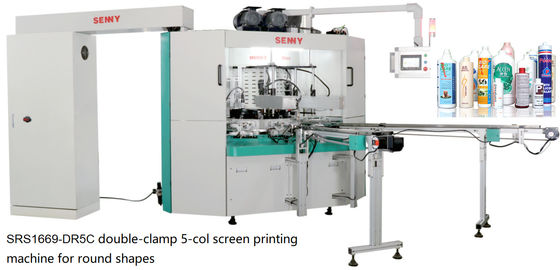 1200 Stück/Stunde automatische Seidenbildschirmdruckmaschine 380 V für Glasflaschen