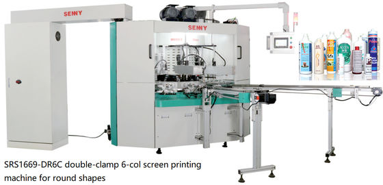 Sgs-Plastikflaschen-Druckmaschine, 20pcs/Min Rotary Screen Printing Equipment