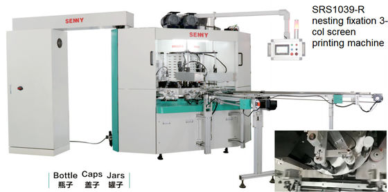 250x160mm 30pcs/Min Multicolor Screen Printing Machine für Kappe