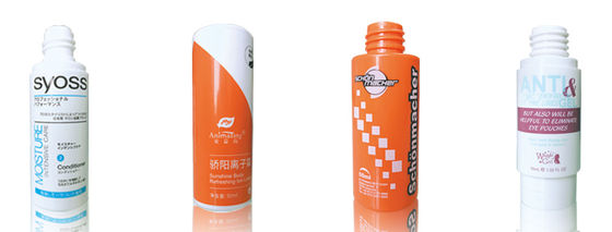 Kundenspezifischer Druck für Flaschen, Gläser, Verschlüsse 40 Stück/Minute 4 Farben Tuben-Siebdruckmaschine