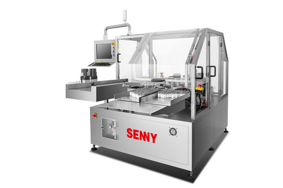 Genauigkeit 0,5 mm Automatische Etikettiermaschine 750 Flaschen/Minute