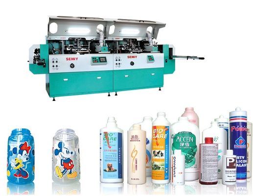 Plastikanwendbare vollautomatische Siebdruck-Glas/Metallmaschine 85pcs/min