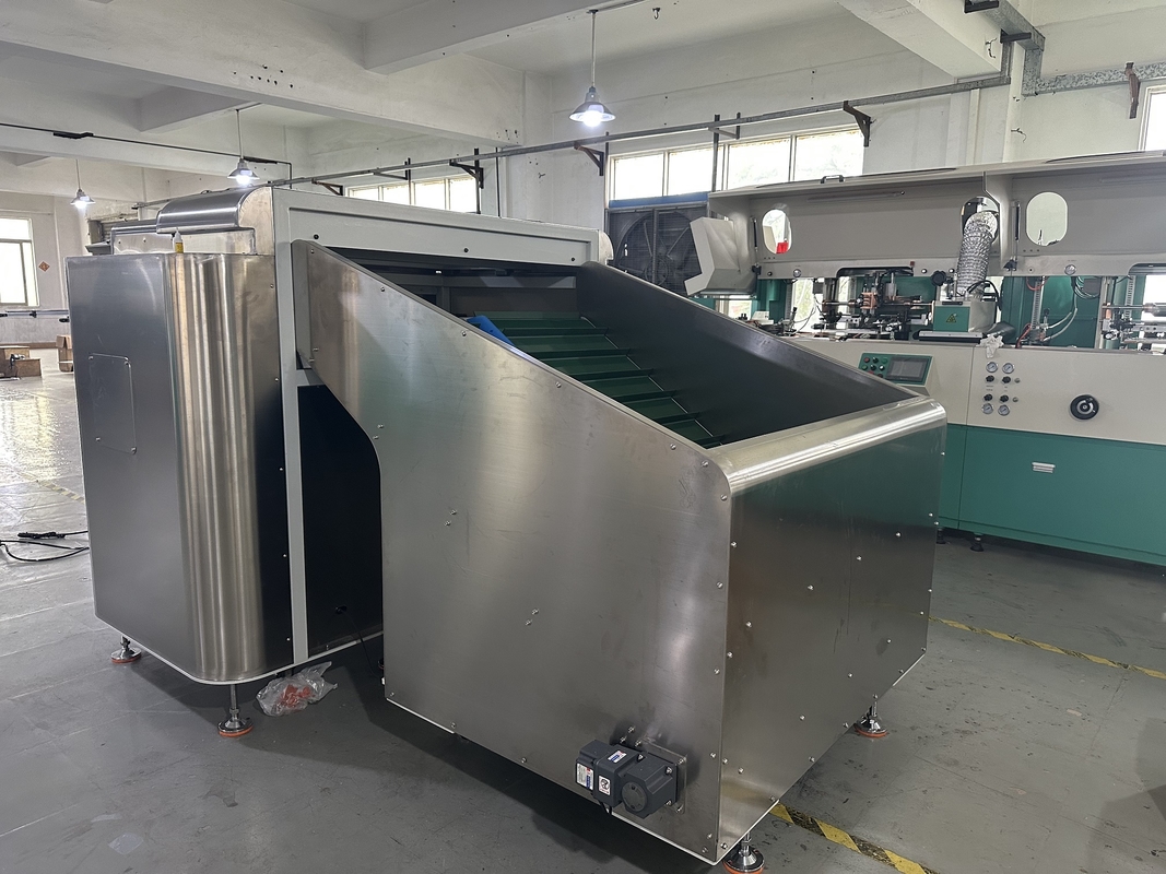 Vollautomatischer Flaschen-Siebdrucker für zylindrische Behälter 100 Stück/min