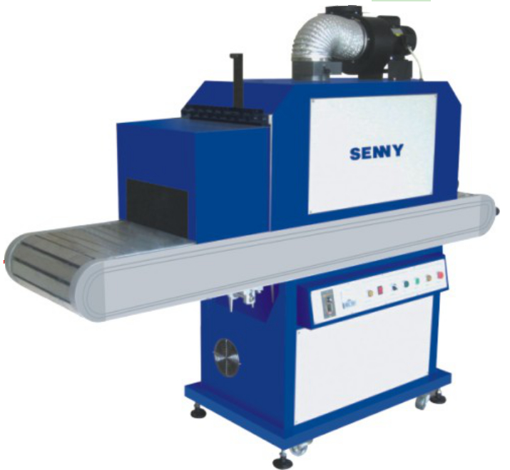 UV200RF UV-Härtemaschine für Kunststoffbehälter mit Edelstahlgurt