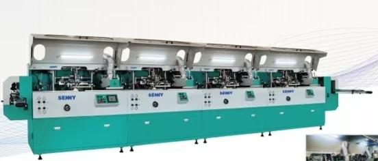 1-8 Farben 85 Stk./Min. Automatische UV-Härtung Siebdruckmaschine SL1266