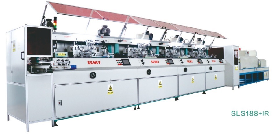 1-8 Farbflaschenbildschirmdrucker für Plastikflaschen und Dosen mit Servomotor 40 Stück/Min