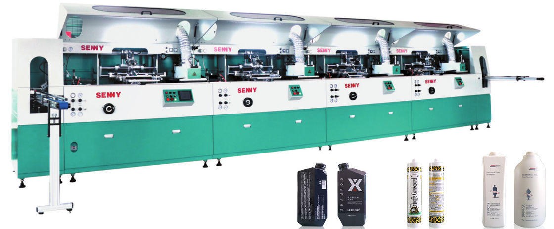 Farbbildschirm-Druckmaschine Soems 6000pcs/Hr 8 für Behälter