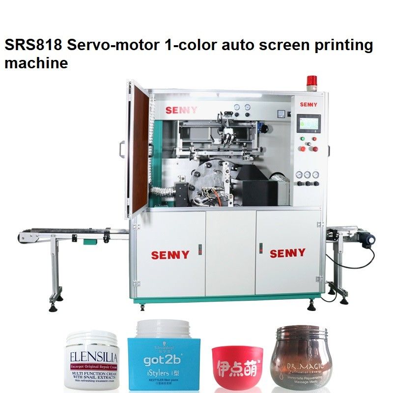 Einzelne vollautomatische Siebdruck-Maschine 250x150mm der Farbe5000pcs/hour