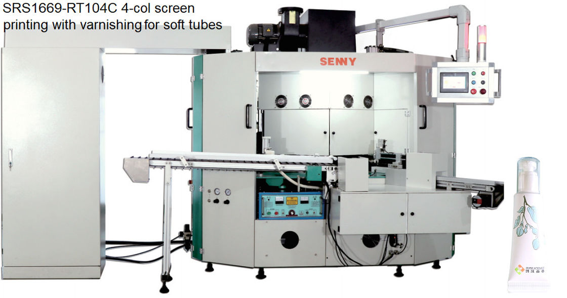 70pcs/Min Silk Screen Printing Machine, Drucker des Farbbildschirm-7bar 4