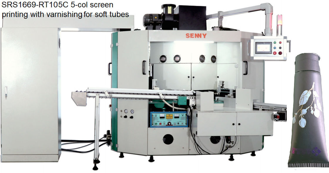 5 Farbfernsehen-Siebdruck-Maschine 3000pcs/Hr SGS genehmigte
