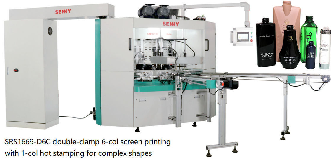 6 Station 25pcs/Min Multicolor Screen Printing Machine ISO für Kappe