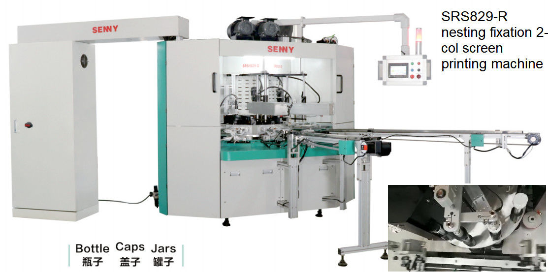 Mehrfarbenmaschine des Siebdruck-50Hz, 45pcs/Min Rotary Screen Printer