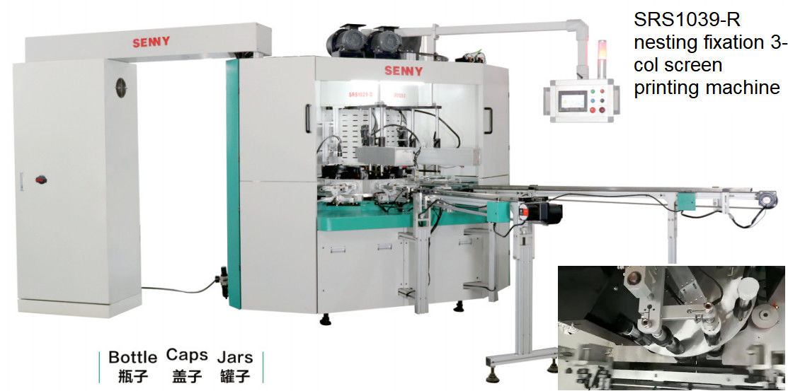 250x160mm 30pcs/Min Multicolor Screen Printing Machine für Kappe