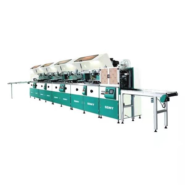 Lineare Art Mehrfarbenselbstsiebdrucker For Glass Bottle