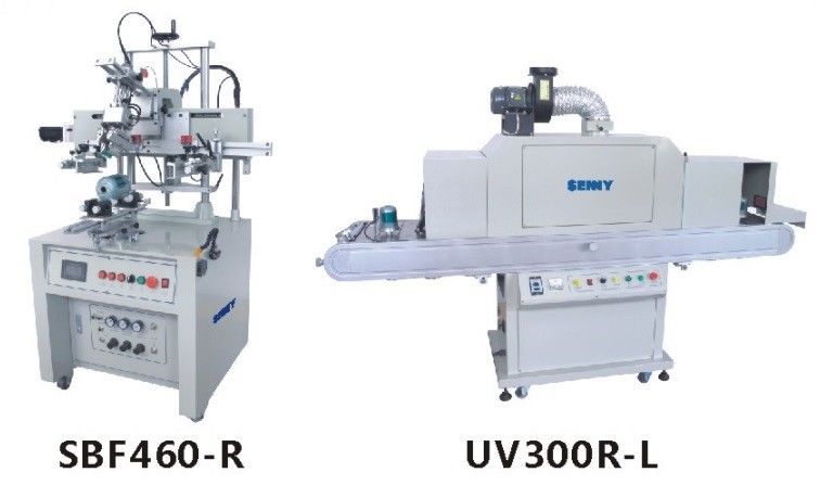 Halbautomatische Seidenflächendruckmaschine zur UV-Aufheizung für Autoölfilter