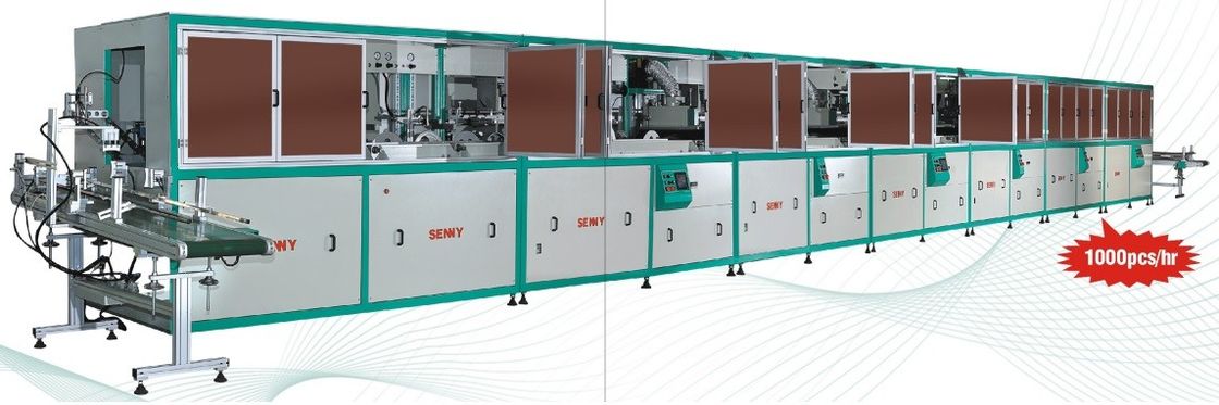 5~30 Liter-runder Eimer-automatische Siebdruck-Maschine für Eimer 12 Farben