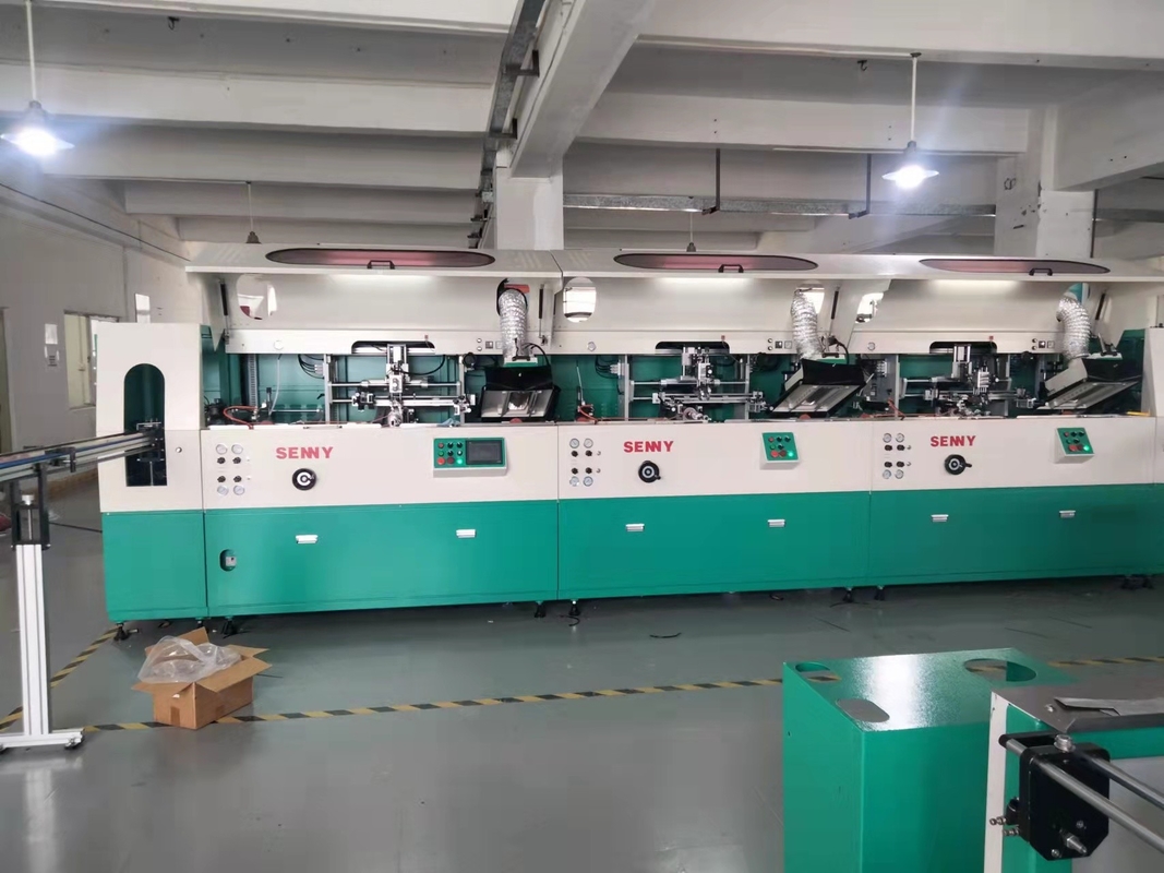 Vollautomatische Multiformat-Formenbehälter UV-Bildschirmdruckmaschine für Flaschen